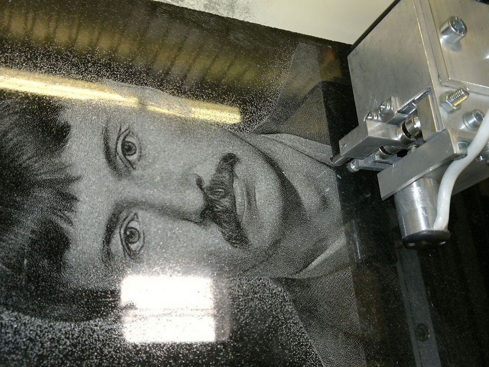 Образец гравировки на китайском камне