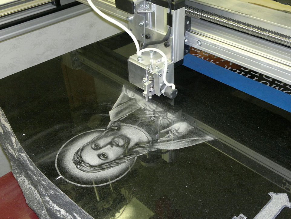 Образец гравировки на китайском камне