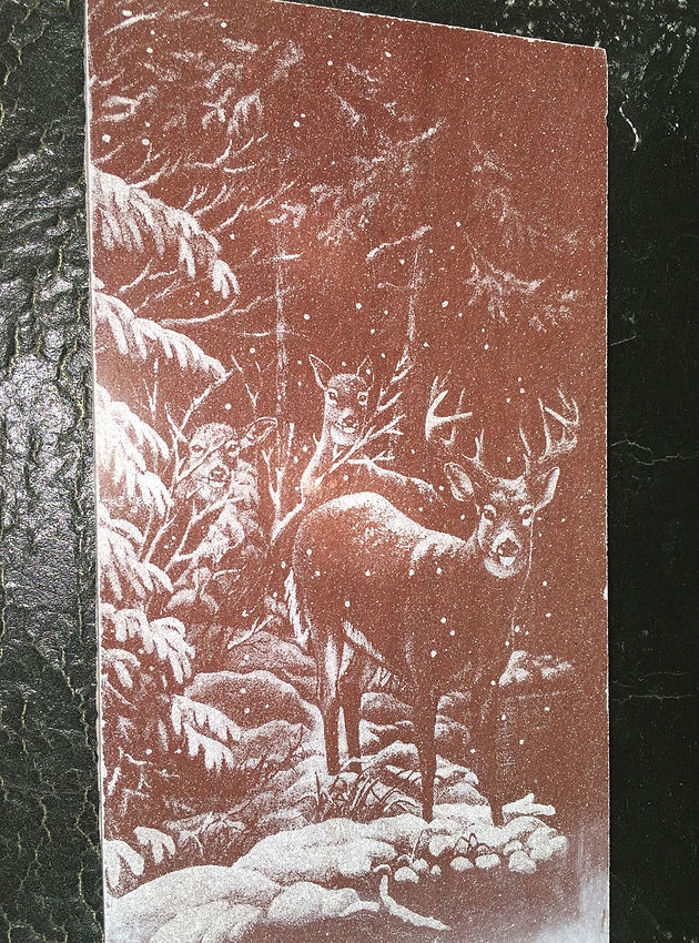 Образец лазерной гравировки