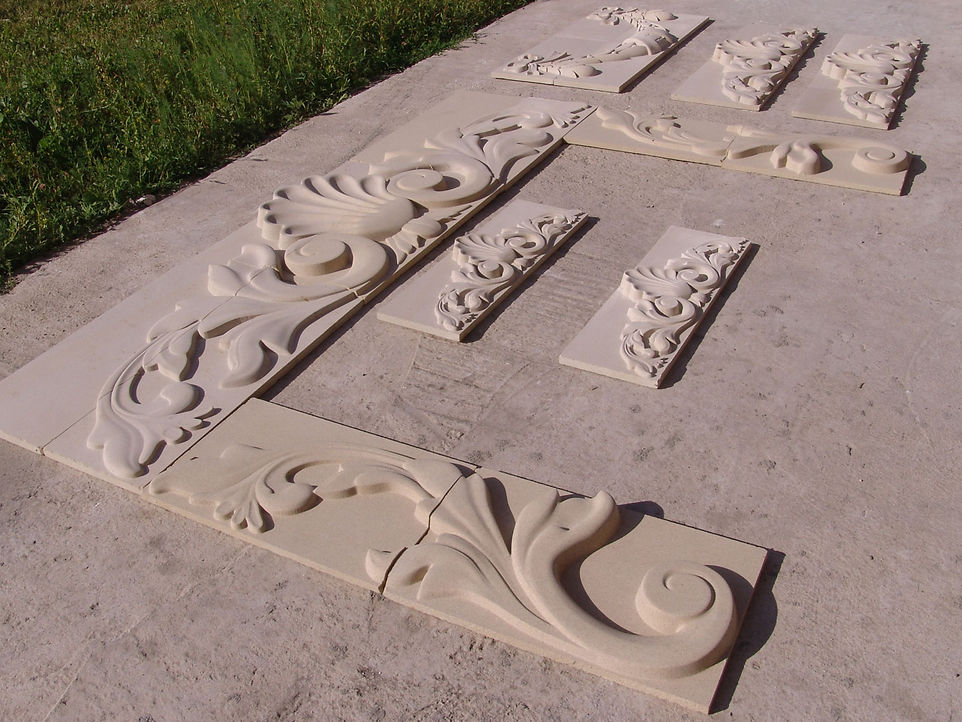 Фрезерные работы на мраморе