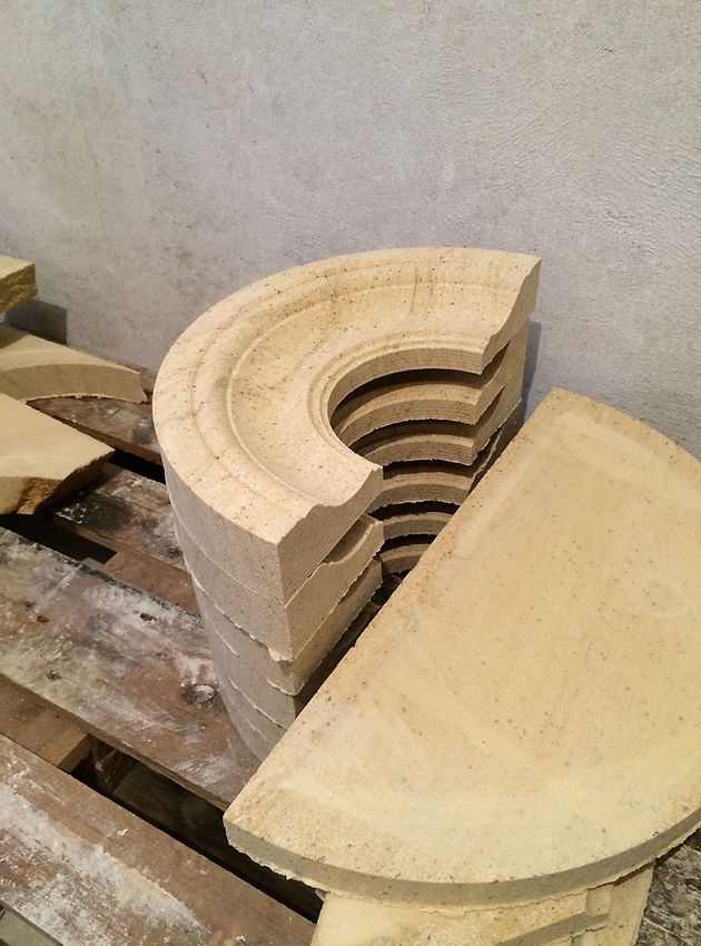 Фрезерные работы на мраморе