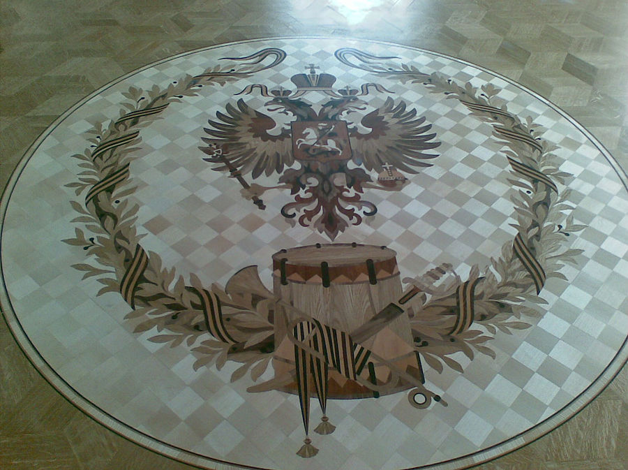 Паркетный пол, мозаика