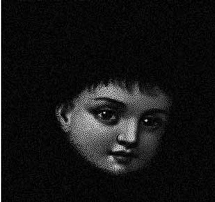 Рис.2. Маской выделено лицо.